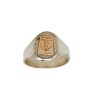 Anillo Profesión Contador - Plata y Oro-Sin Piedra-AP5939 ap5939