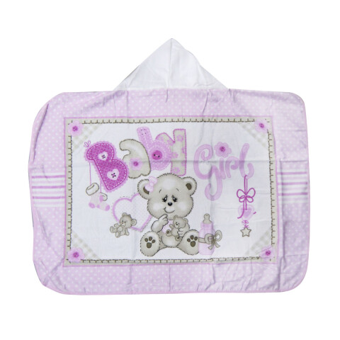 Toalla Con Capucha Bebé Döhler Velour 90 x 70 cm Babygirl