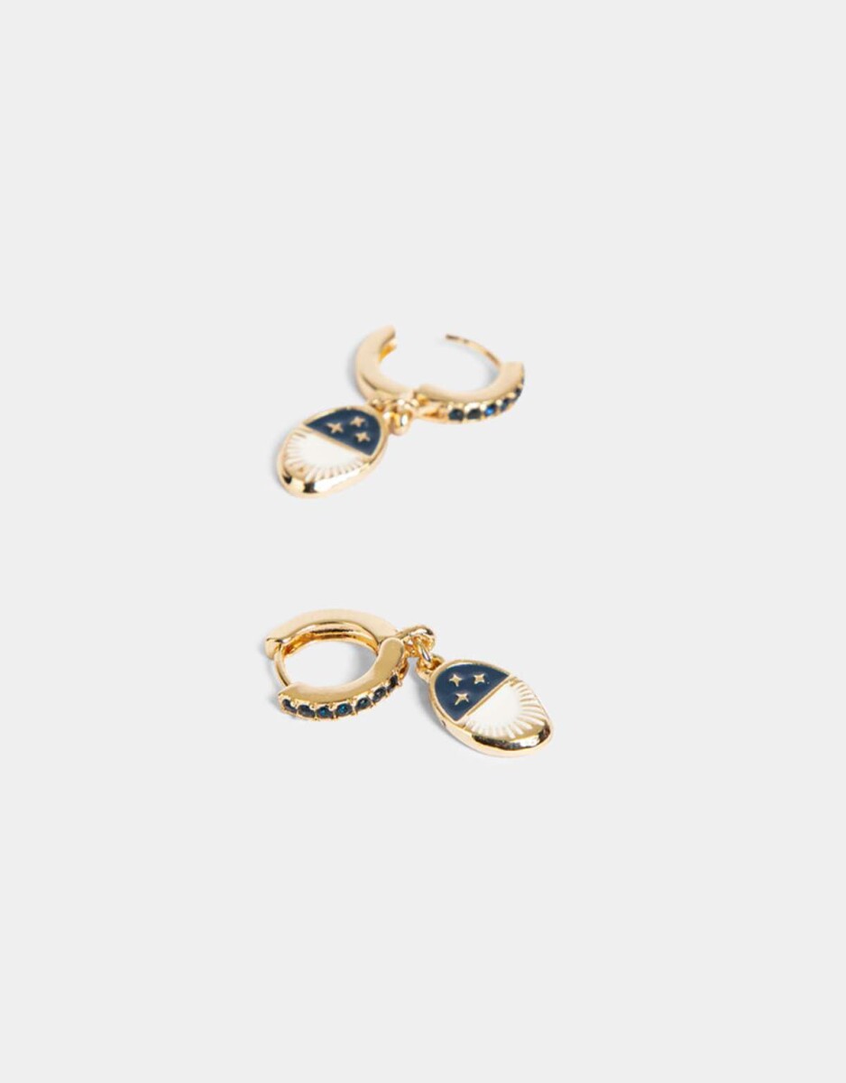 Aros Argollas Capsula Especial - Dorado 