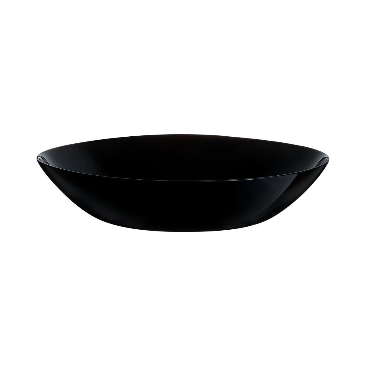 PLATO HONDO ZELIE NEGRO 20 CM V7146 