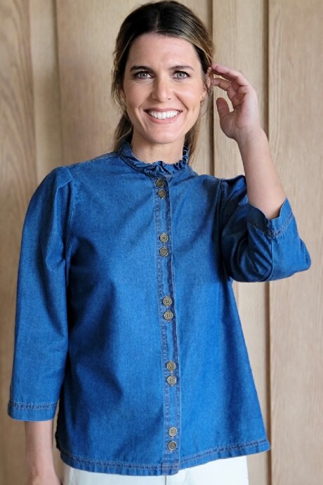 Camisa Carlotta Denim Azul