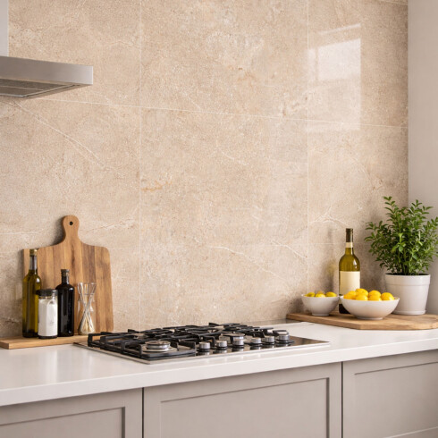 Ceramica Beige Pulida 45x89 Rectificada Pared GAMAS DE BEIGE