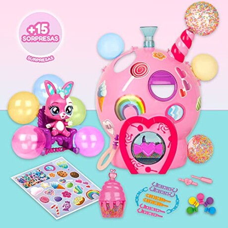 Set Figura Bubiloons Laboratorio con Accesorios 20 Globos 001