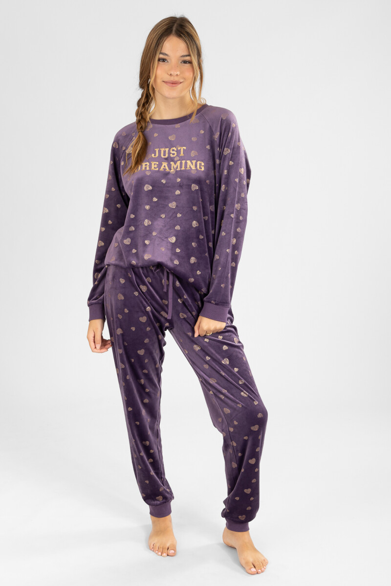 Pijama golden hearts - Azalea 