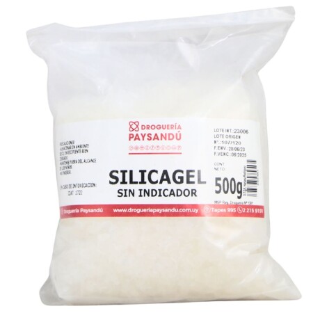 Silicagel sin indicador perlas 500 g