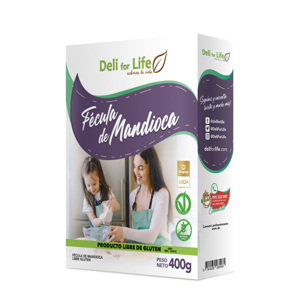 Fécula de Mandioca 400g Fécula de Mandioca 400g