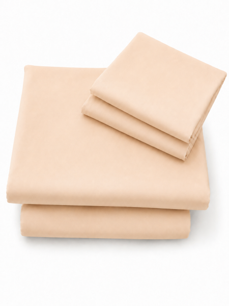 SABANAS JUEGO 2 PLAZAS WASH BEIGE