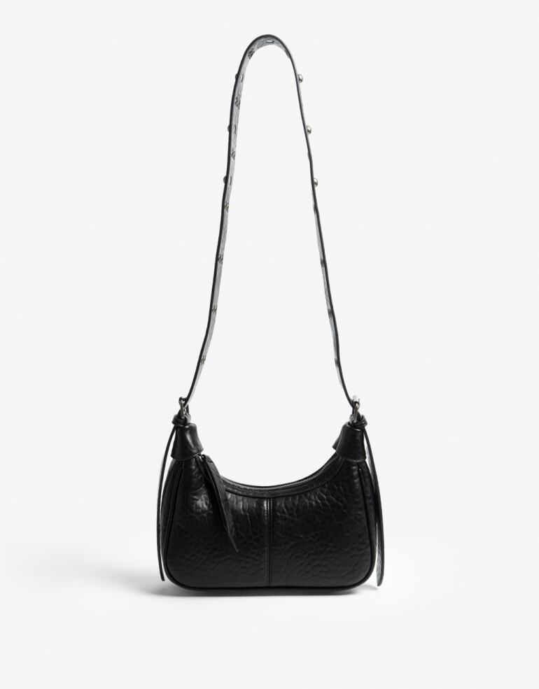 Bandoleras Bandolera Con Tachas Negra - Negro