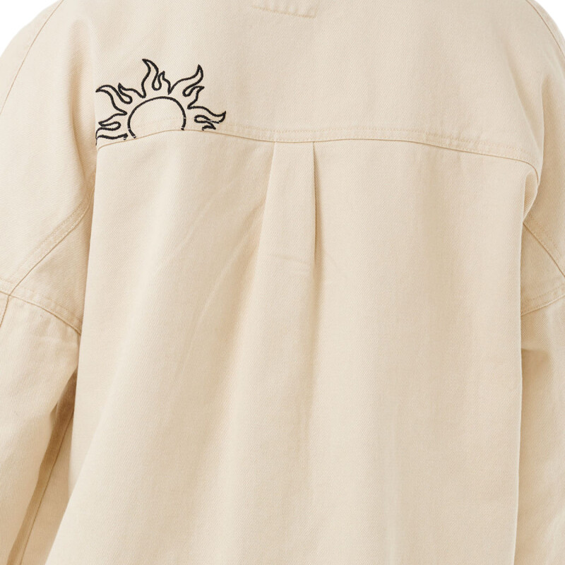 Campera Rip Curl Soleil Embroidered - Beige Campera Rip Curl Soleil Embroidered - Beige
