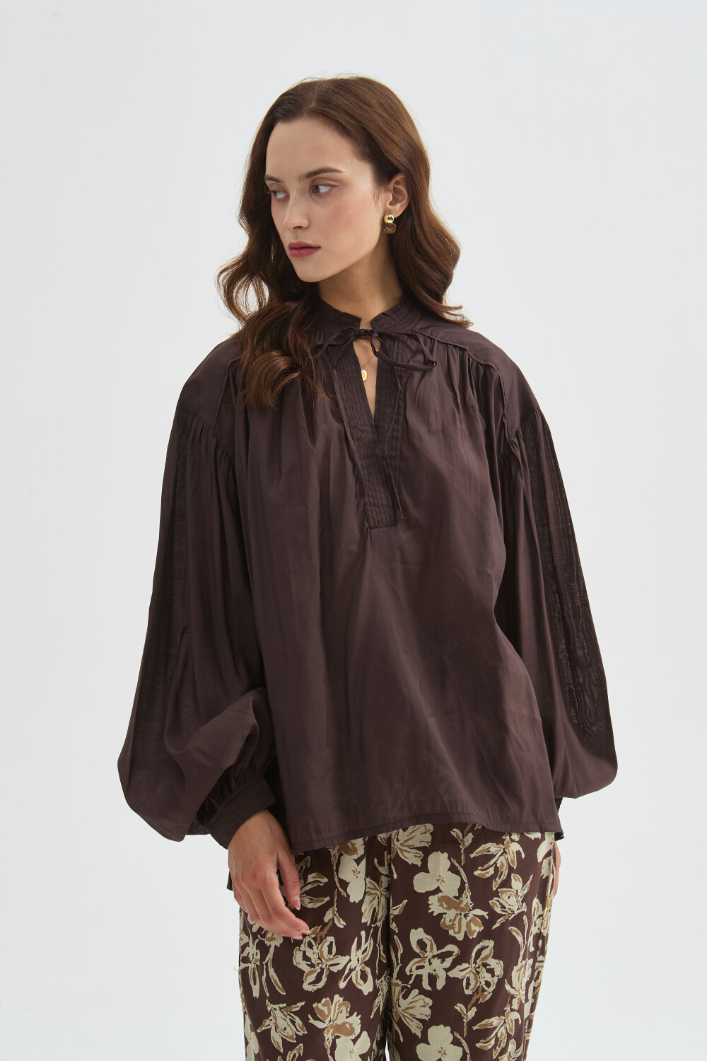 Blusa Nalia Chocolate