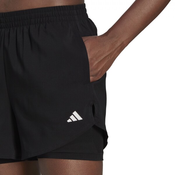 Short de Mujer Adidas Aeroready Minimal 2 en 1 Negro