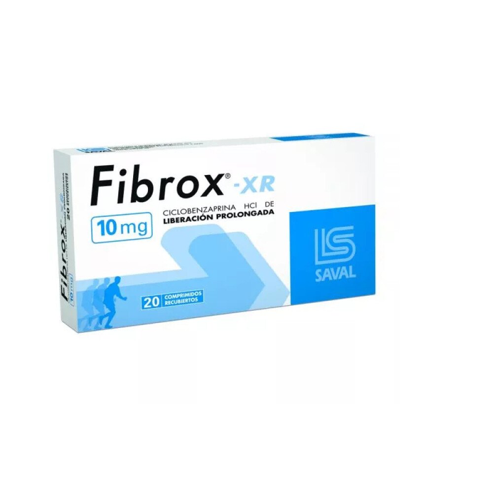 FIBROX - XR 10 MG. CJ X 20 COMP. REC. única