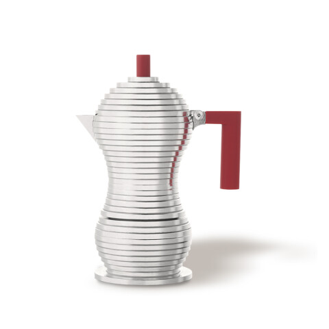 Máquina de café Moka roja Alessi Pulcina Máquina de café Moka roja Alessi Pulcina