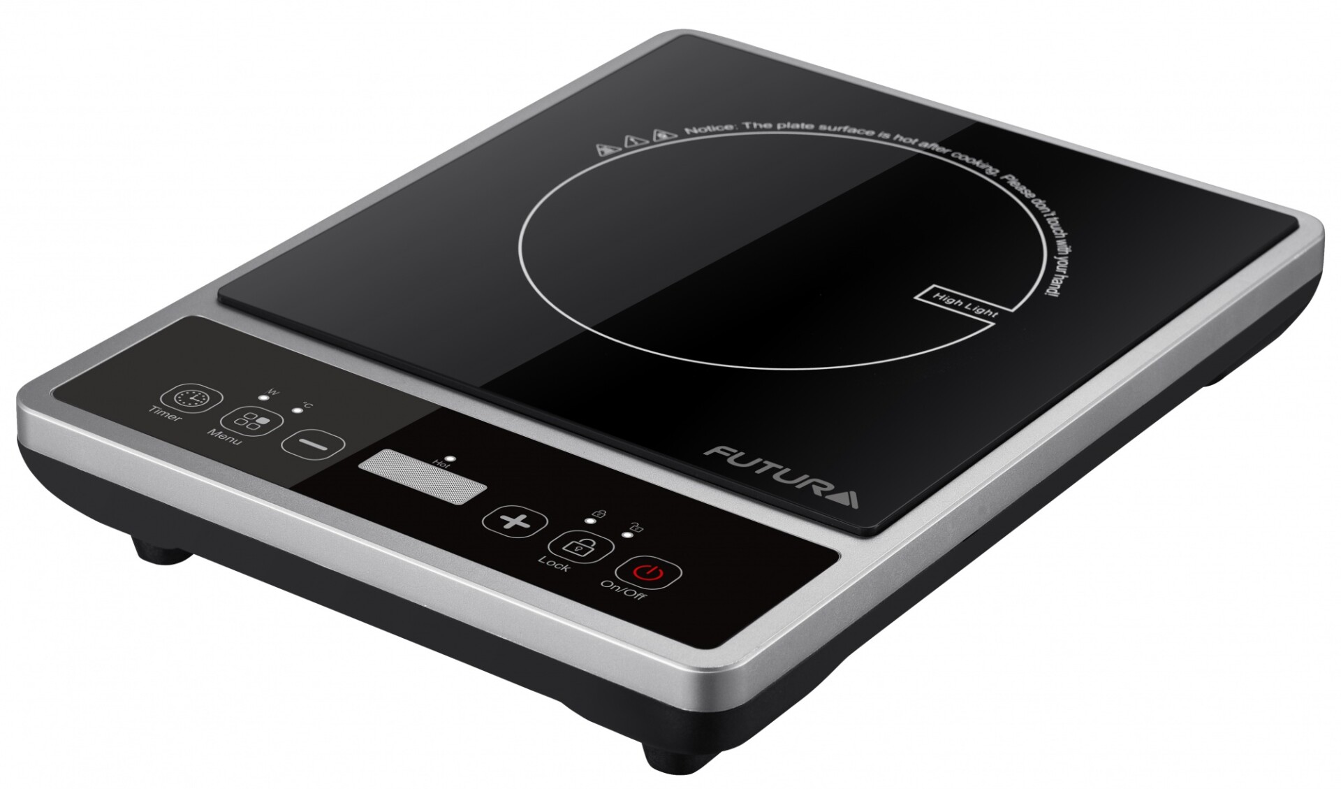 ANAFE PORTATIL VITROCERAMICA 1 ZONA FUTURA 