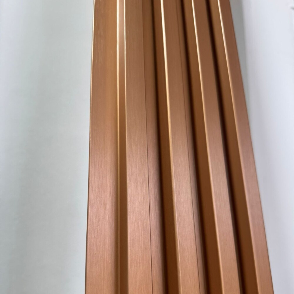 Revestimiento De Pared De WPC 290x16cm Color Dorado Revestimiento De Pared De WPC 290x16cm Color Dorado