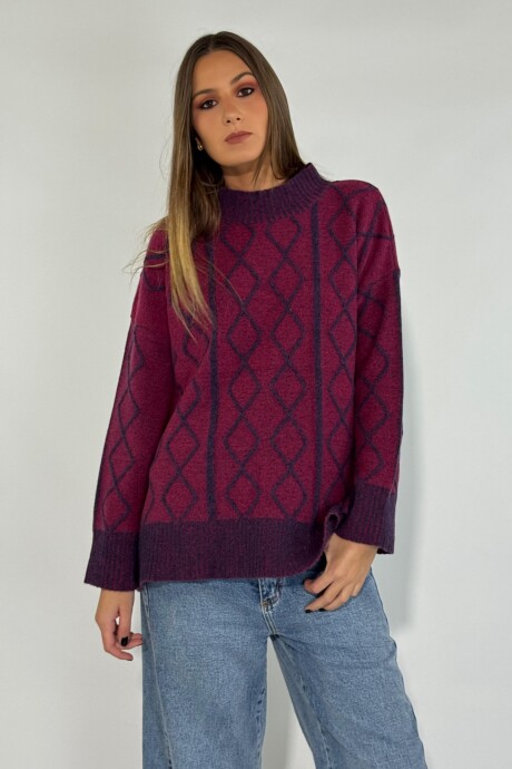 SWEATER RINGO Fucsia