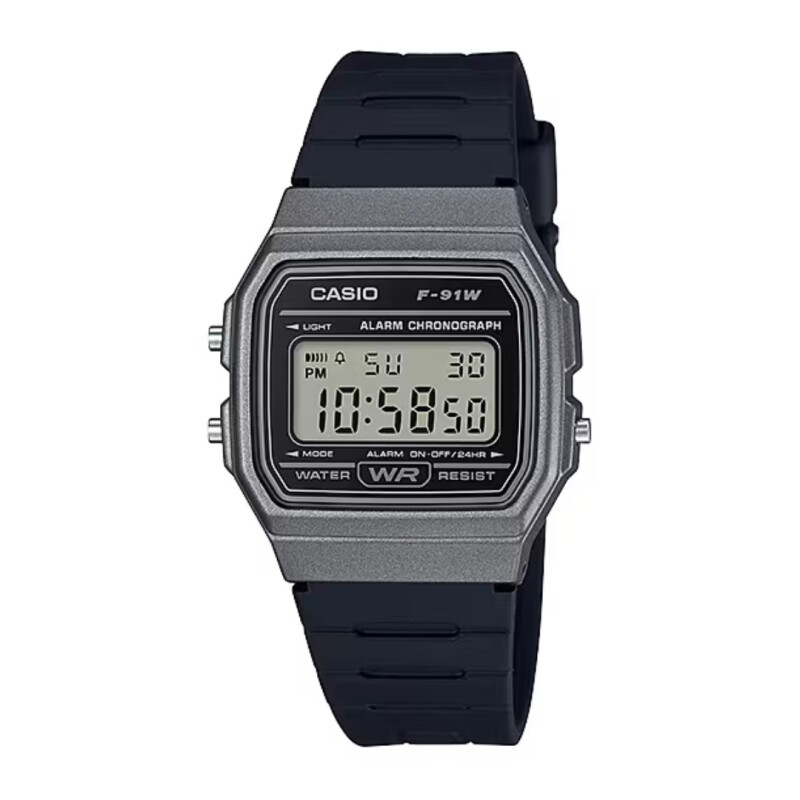Reloj Casio Retro F91WM-1B unisex Negro