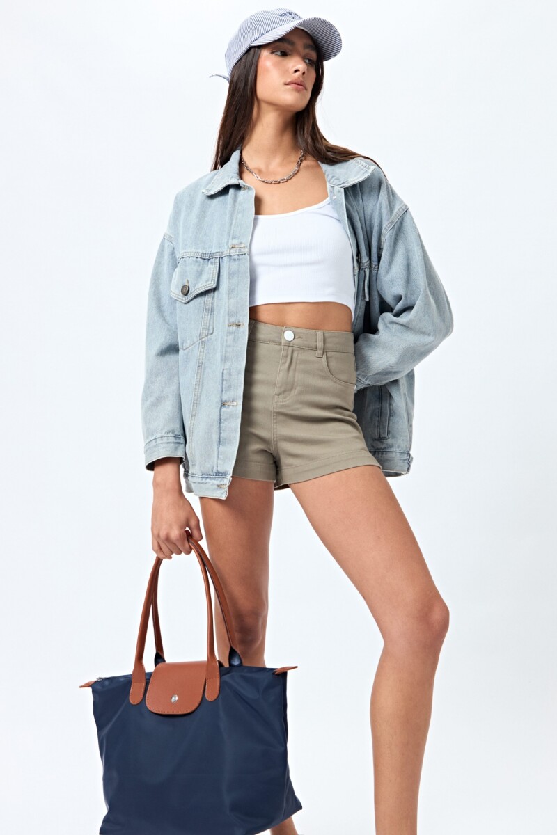 SHORT RENI - Verde Seco 