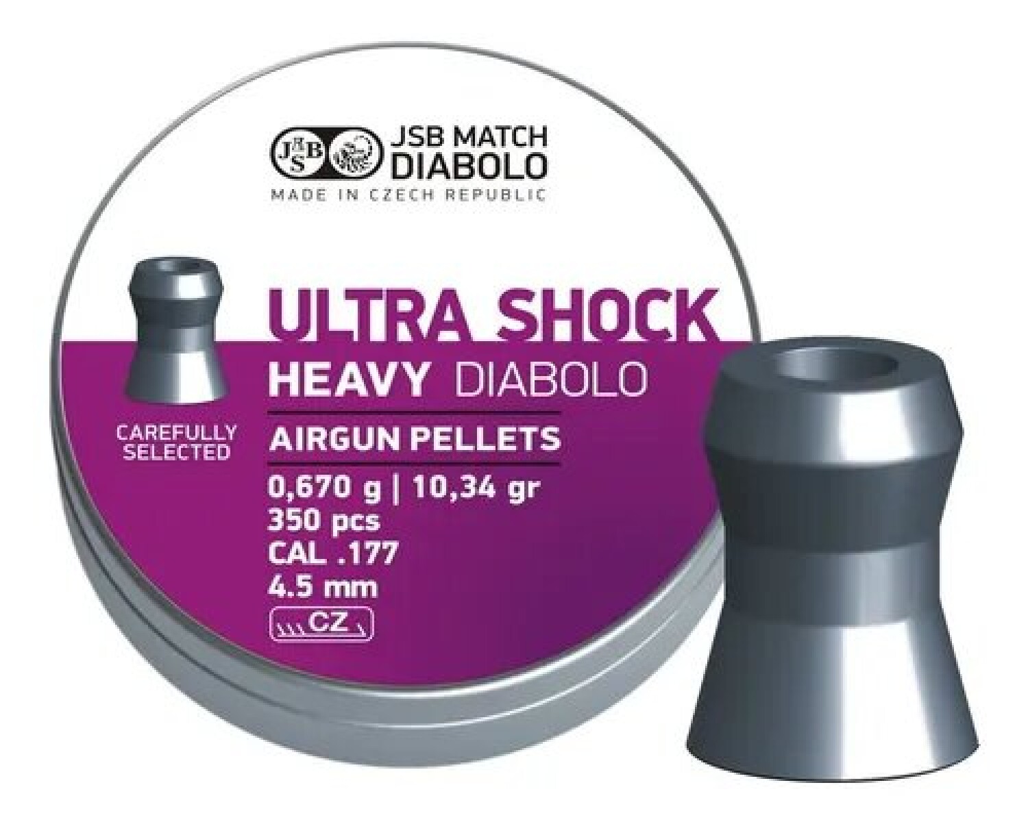Chumbos Jsb Ultrashock Heavy Cal 4.5mm X350un 