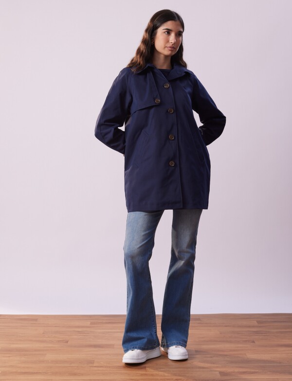 Gabardina Impermeable AZUL