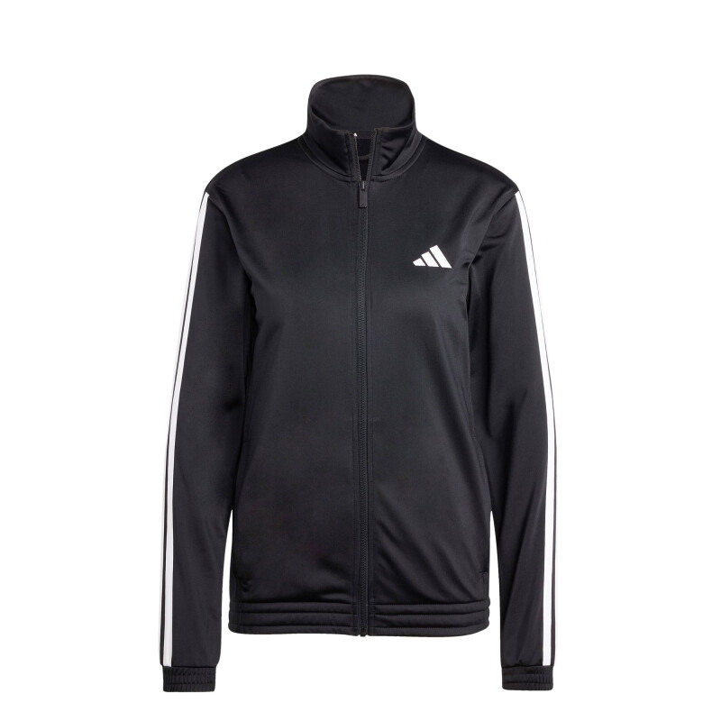 Campera de Mujer Adidas Deportiva 3 Tricot Negro - Blanco