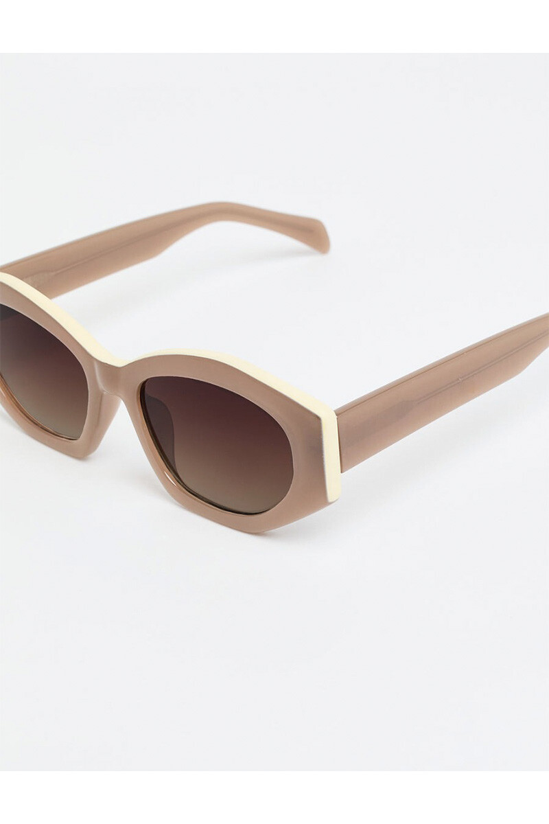Tiwi Colette - 102 Shiny Coconut/beige With Brown Gradient Lense