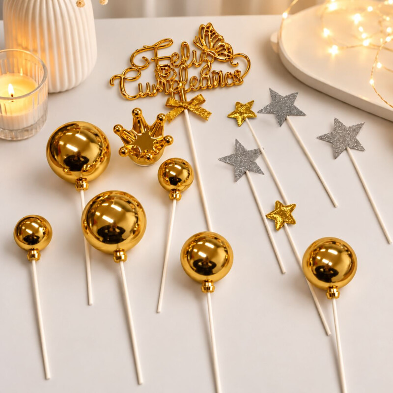 Topper Cool Con Corona Dorado