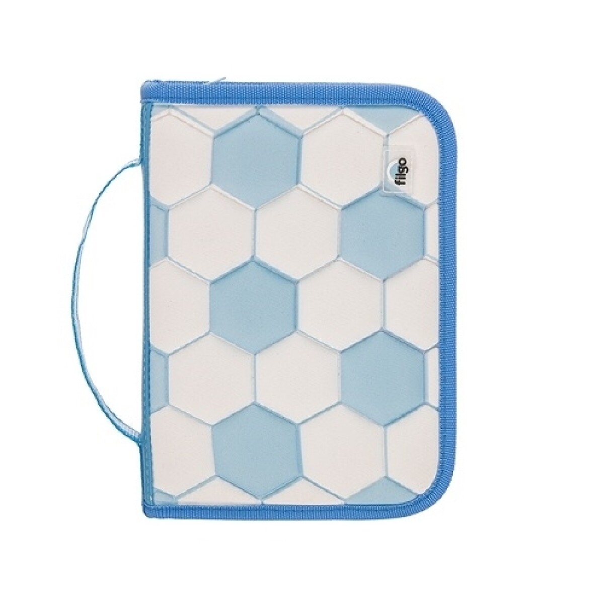 Cartuchera Filgo Starpak - Futbol Celeste y Blanca 