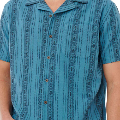 Camisa Rip Curl Raw Energy Stripe Azul