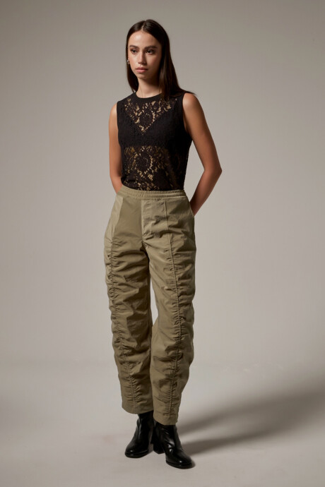 Pantalon Nomae Verde Grisaceo