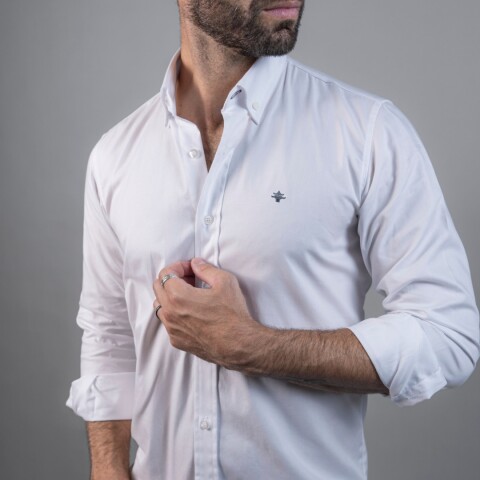 Camisa Oxford Blanco