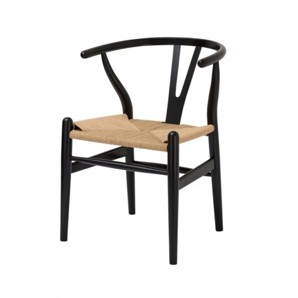 Silla Wishbone Negro