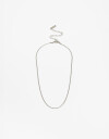 Collares Cortos Metal Set De Collares De Cadena Acero - Plateado