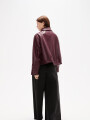 Campera Cardia Cereza Oscuro