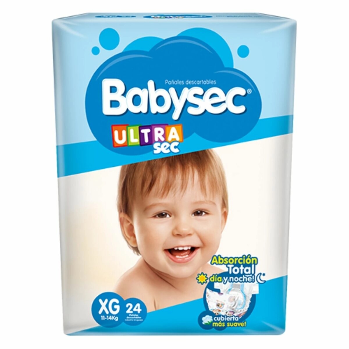 Pañales Babysec Ultrasec XG - X24 