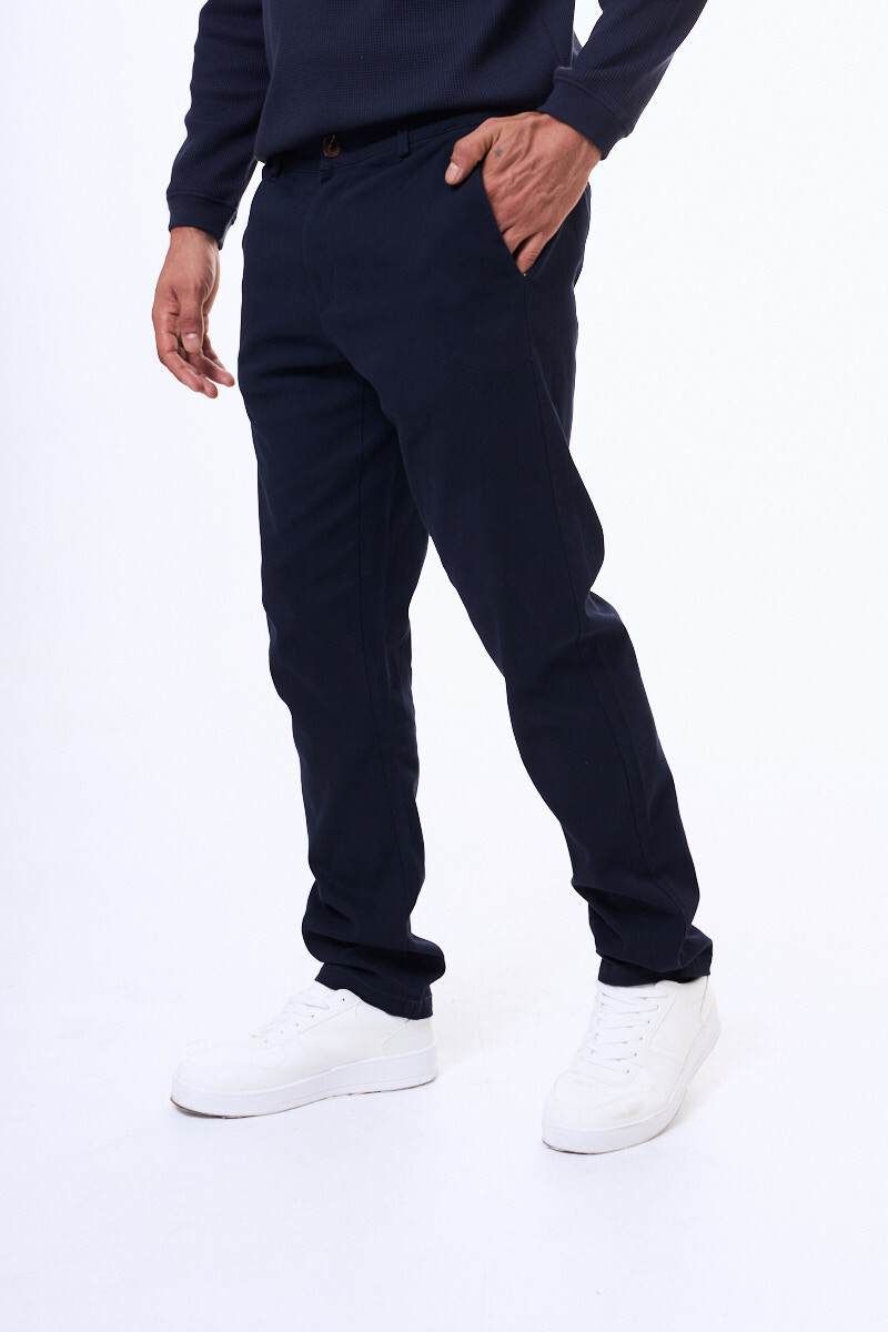 Pantalon de gabardina Rivera Azul