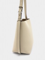 Bolso De Hombro Con Textura Suave crudo