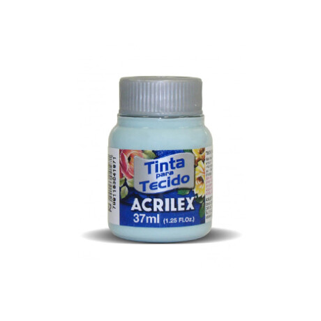 Pintura para Tela Acrilex Mate 37 ml (Tonos Verdes) 552 Verde Glacial
