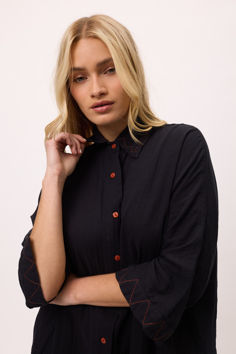 Vestido Roda Negro