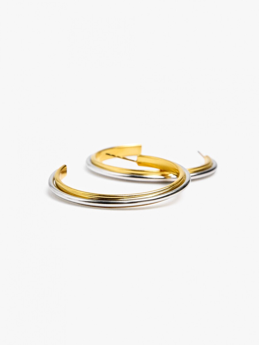 Aros Dobles Bicolor - Acero Inoxidable bicolor