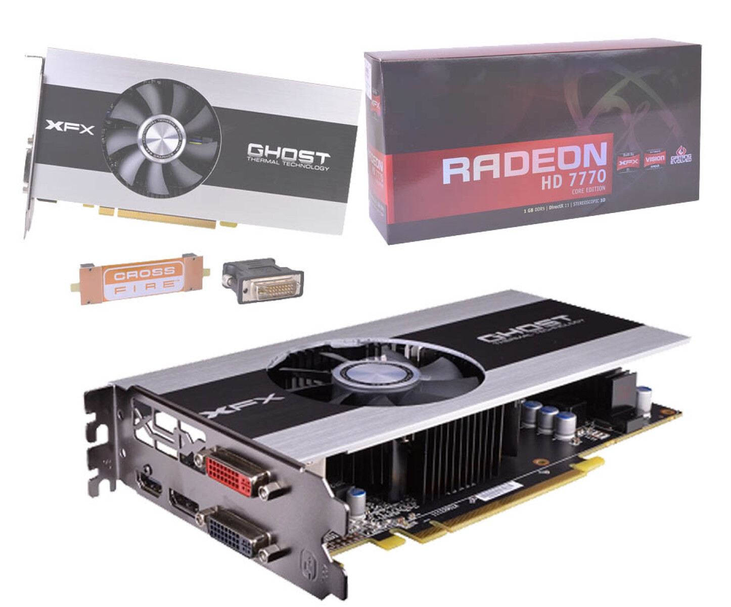 Tarjeta de Video Xfx Radeon Hd 7770 1GB DDR5 Pcie 