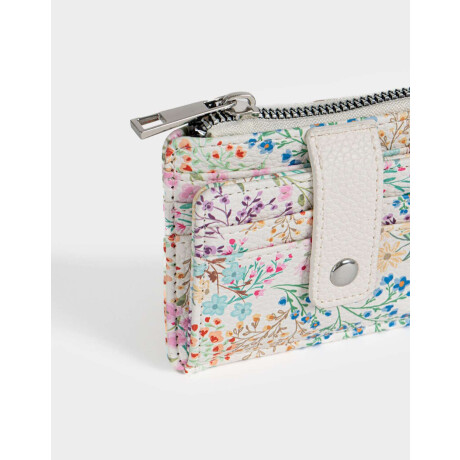 Tarjeteros Estampado Flores