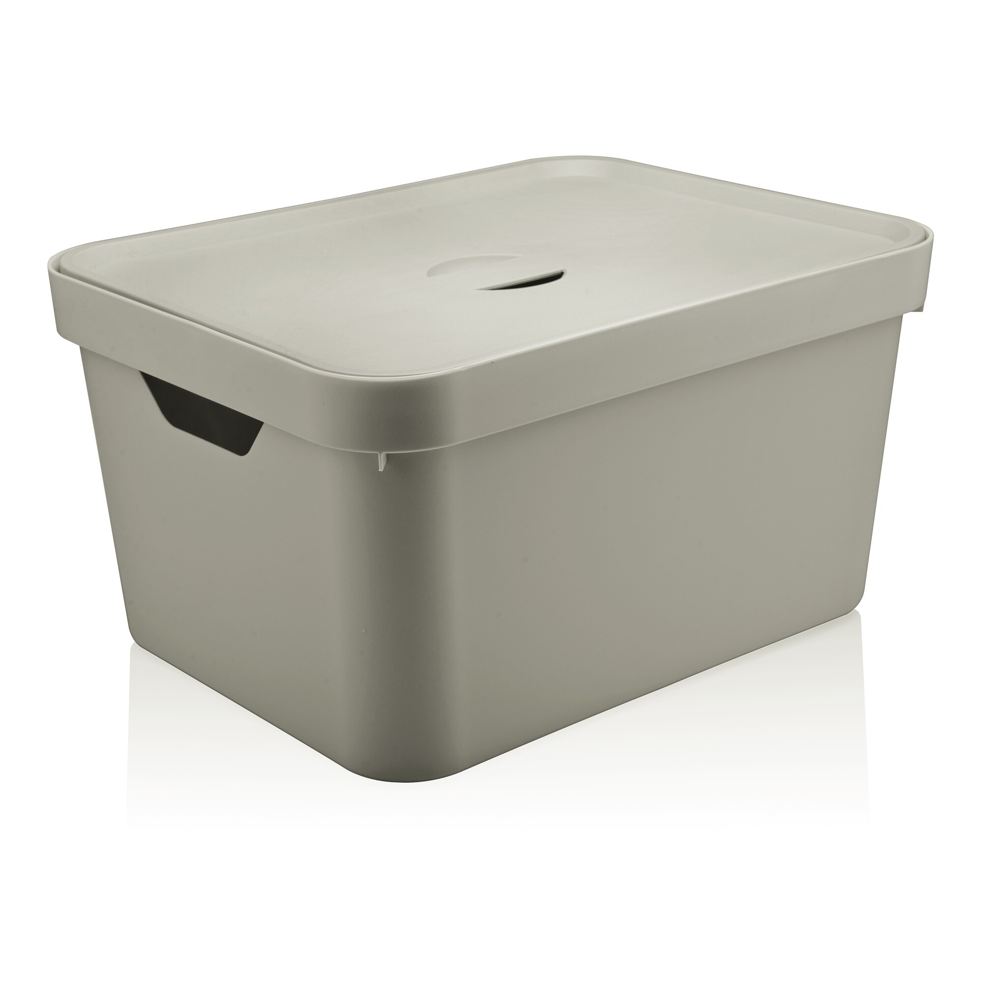 Caja Organizadora Plastico Natural-beige Cube Cc650 32l — Divino