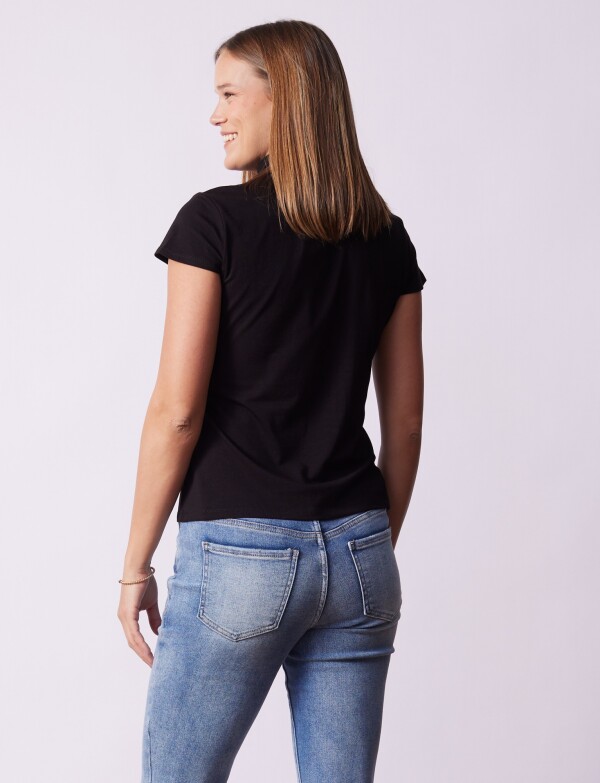 Remera Modal NEGRO