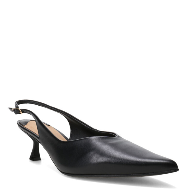 Zapatos de Mujer Bottero En Punta Con Tira Trasera Negro