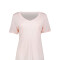 Remera Cava V-neck Rosa Claro