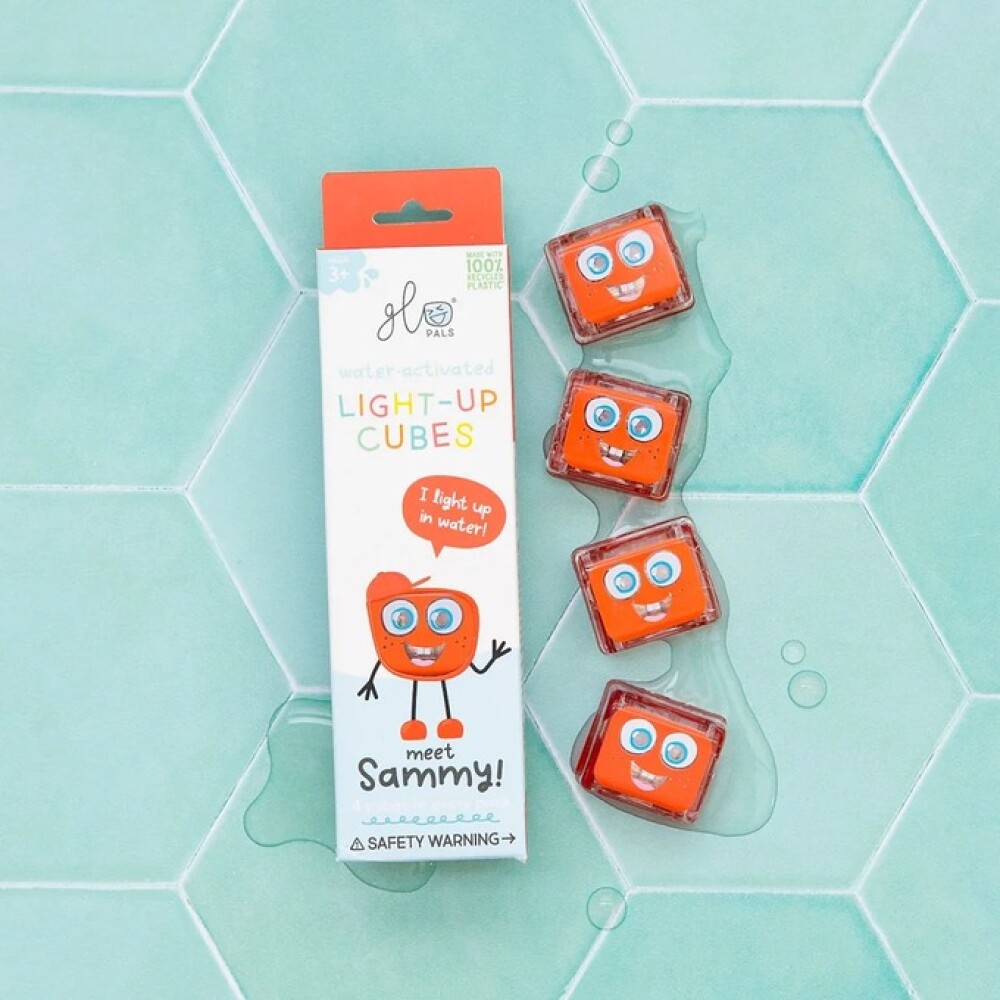 Set x4 GLO PALS cubos sensoriales rojo