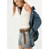 SHORTS FEM AZUL MEDIO