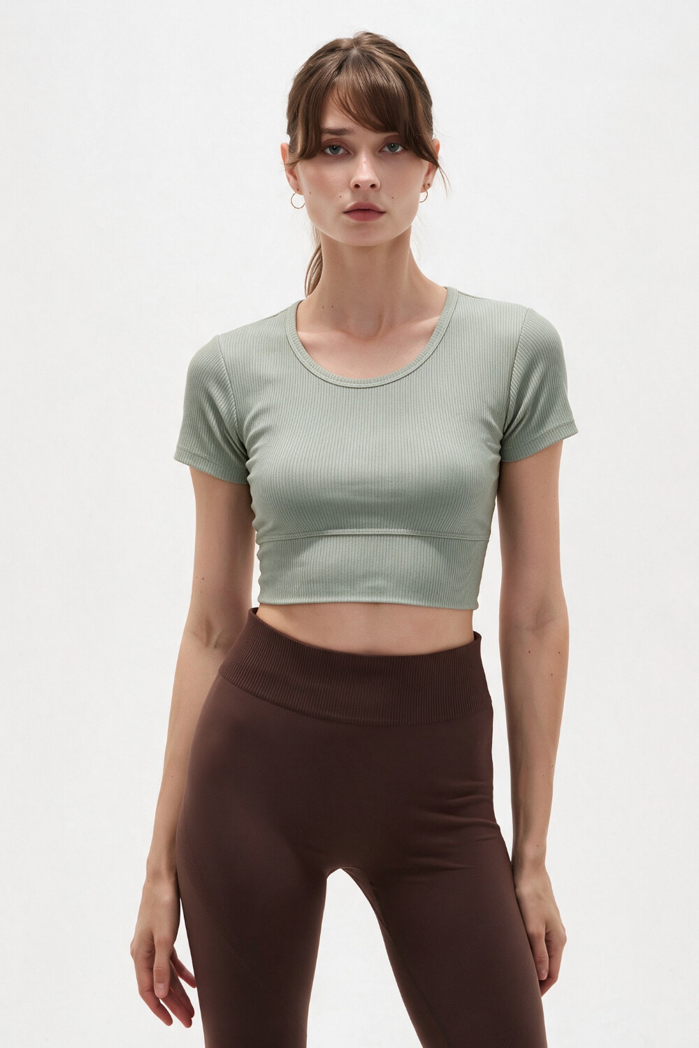 Remera Kodah Verde Grisaceo