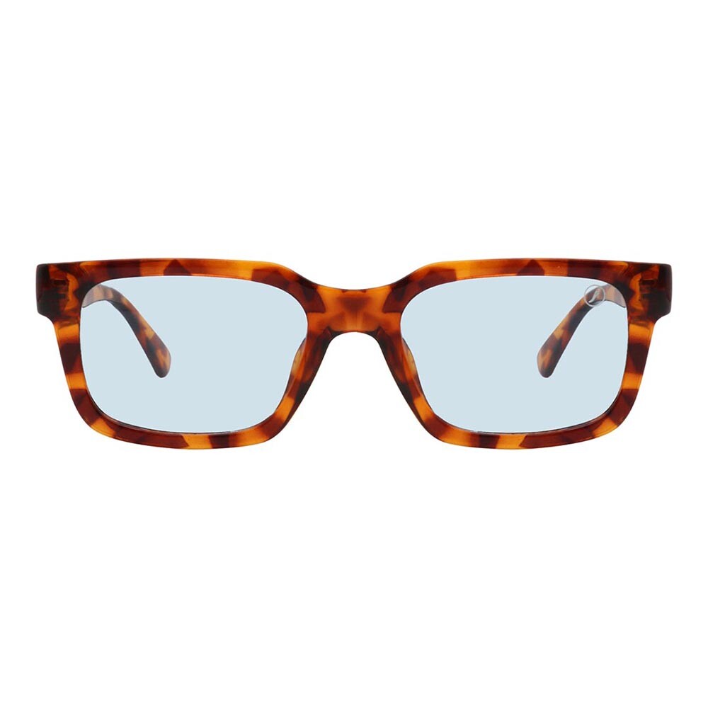 Lentes De Sol Trend Vermelha Cuadrado De Policarbonato Azul/Carey